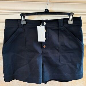 NWT’S ~ DESIGNER RAMY BROOK BLACK SHORTS - SIZE:12 - RETAILS $245